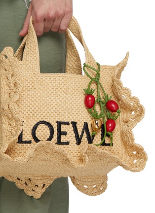 Front View - Click To Enlarge - LOEWE - Tomato Branch Leather Charm