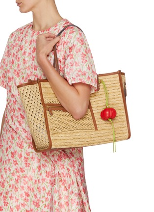 Figure View - Click To Enlarge - LOEWE - Tomato Leather Bag Charm