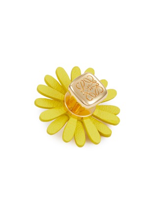 Detail View - Click To Enlarge - LOEWE - Flower Leather Pin