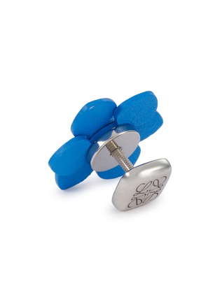Detail View - Click To Enlarge - LOEWE - Flower Leather Pin