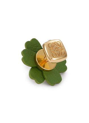 Detail View - Click To Enlarge - LOEWE - Flower Leather Pin
