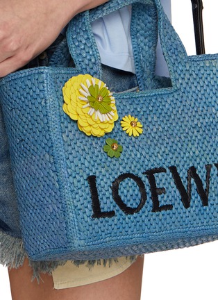 Front View - Click To Enlarge - LOEWE - Flower Leather Pin