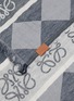 Detail View - Click To Enlarge - LOEWE - Anagram Linen Cotton Scarf