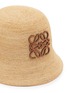 Detail View - Click To Enlarge - LOEWE - Anagram Raffia Bucket Hat