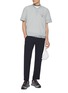 Figure View - Click To Enlarge - SOUTHCAPE - Cropped Logo Waistband Pants