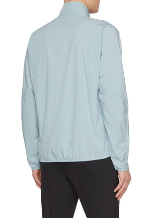 Back View - Click To Enlarge - SOUTHCAPE - Zip Up Packable Logo Patch Windbreaker Jacket