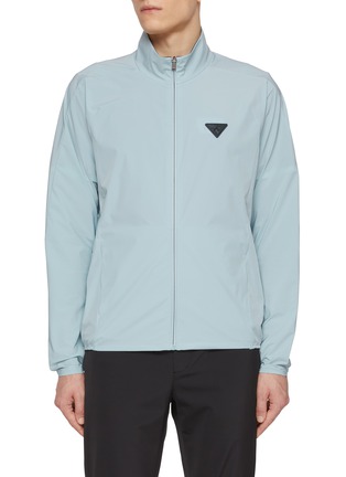 Main View - Click To Enlarge - SOUTHCAPE - Zip Up Packable Logo Patch Windbreaker Jacket
