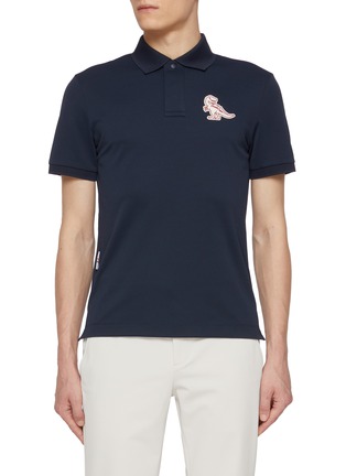 SOUTHCAPE | Dinosaur Patch Buttoned Polo Shirt