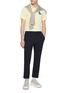 Figure View - Click To Enlarge - SOUTHCAPE - Dinosaur Patch Buttoned Polo Shirt