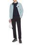 Figure View - Click To Enlarge - SOUTHCAPE - Cropped Logo Elastic Band Pants