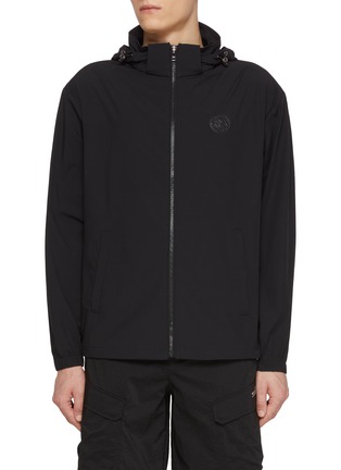 Main View - Click To Enlarge - SOUTHCAPE - Printed Hooded Zip Up Jacket