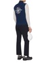 Figure View - Click To Enlarge - SOUTHCAPE - South Cross Zip Up Knit Vest
