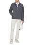Figure View - Click To Enlarge - SOUTHCAPE - Cropped Logo Waistband Pants