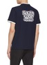 Back View - Click To Enlarge - SOUTHCAPE - Printed Logo Superlife Layered T-shirt