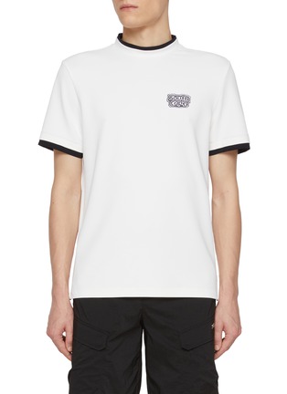 Main View - Click To Enlarge - SOUTHCAPE - Printed Logo Superlife Layered T-shirt