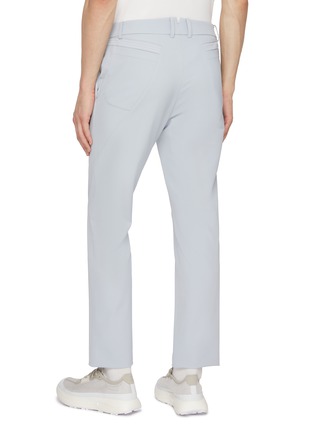 Back View - Click To Enlarge - SOUTHCAPE - Cropped Logo Elastic Band Pants