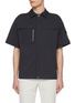 Main View - Click To Enlarge - SOUTHCAPE - Shirt Collar Zip Pocket Jacket