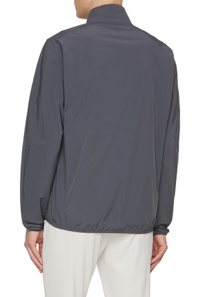 Back View - Click To Enlarge - SOUTHCAPE - Zip Up Packable Logo Patch Windbreaker Jacket