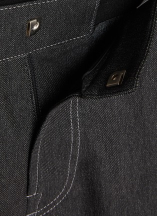  - SOUTHCAPE - Cropped Denim Effect Pants