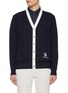Main View - Click To Enlarge - SOUTHCAPE - Buddy Jacquard Dinosaur Knit Cardigan