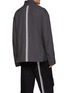 Back View - Click To Enlarge - MORDECAI - Stripe Back Wool Kimono Blazer