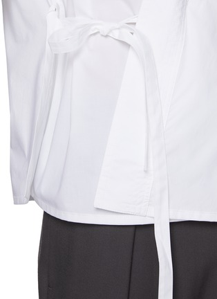  - MORDECAI - Stripe Back Cotton Kimono Shirt