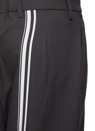  - MORDECAI - Pleated Stripe Side Wool Trousers