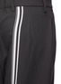  - MORDECAI - Pleated Stripe Side Wool Trousers
