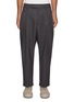 Main View - Click To Enlarge - MORDECAI - Pleated Stripe Side Wool Trousers