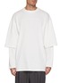 Main View - Click To Enlarge - MORDECAI - Oversized Double Sleeve Cotton T-Shirt