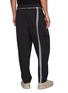 Back View - Click To Enlarge - MORDECAI - Contrast Pleated Drawstring Trousers