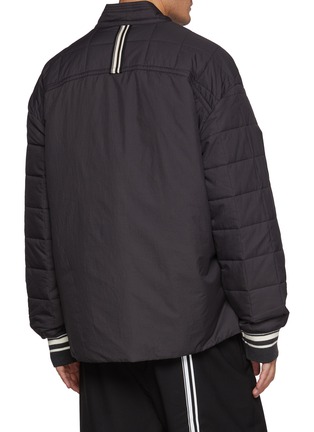 Back View - Click To Enlarge - MORDECAI - Padded Kimono Wrap Jacket