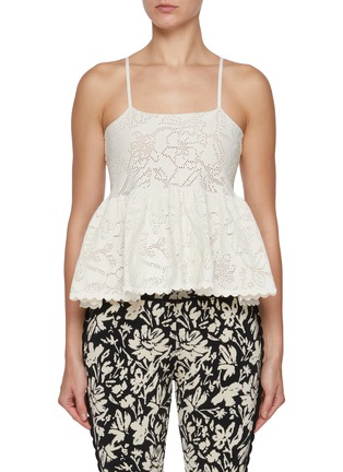 Main View - Click To Enlarge - PEPA POMBO - Marena Strap Top