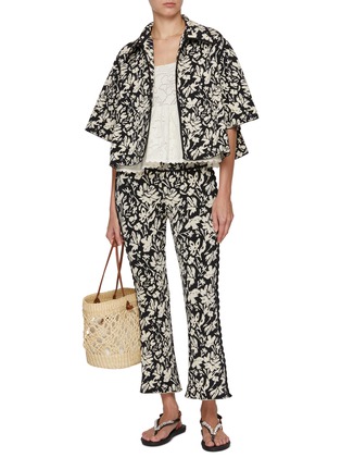 Figure View - Click To Enlarge - PEPA POMBO - Sira Jacquard Knit Jacket