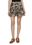 Main View - Click To Enlarge - PEPA POMBO - Cian Floral Jacquard Knit Mini Skirt