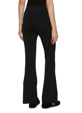 Back View - Click To Enlarge - PEPA POMBO - Nero Flared Pants