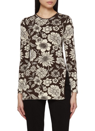 Main View - Click To Enlarge - PEPA POMBO - Bora Floral Blouse