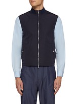 【送料&関税込】Brunello Cucinelli Layered Vest BRUNELLO CUCINELLI | Stand Collar Zip Up Vest | Men | Lane