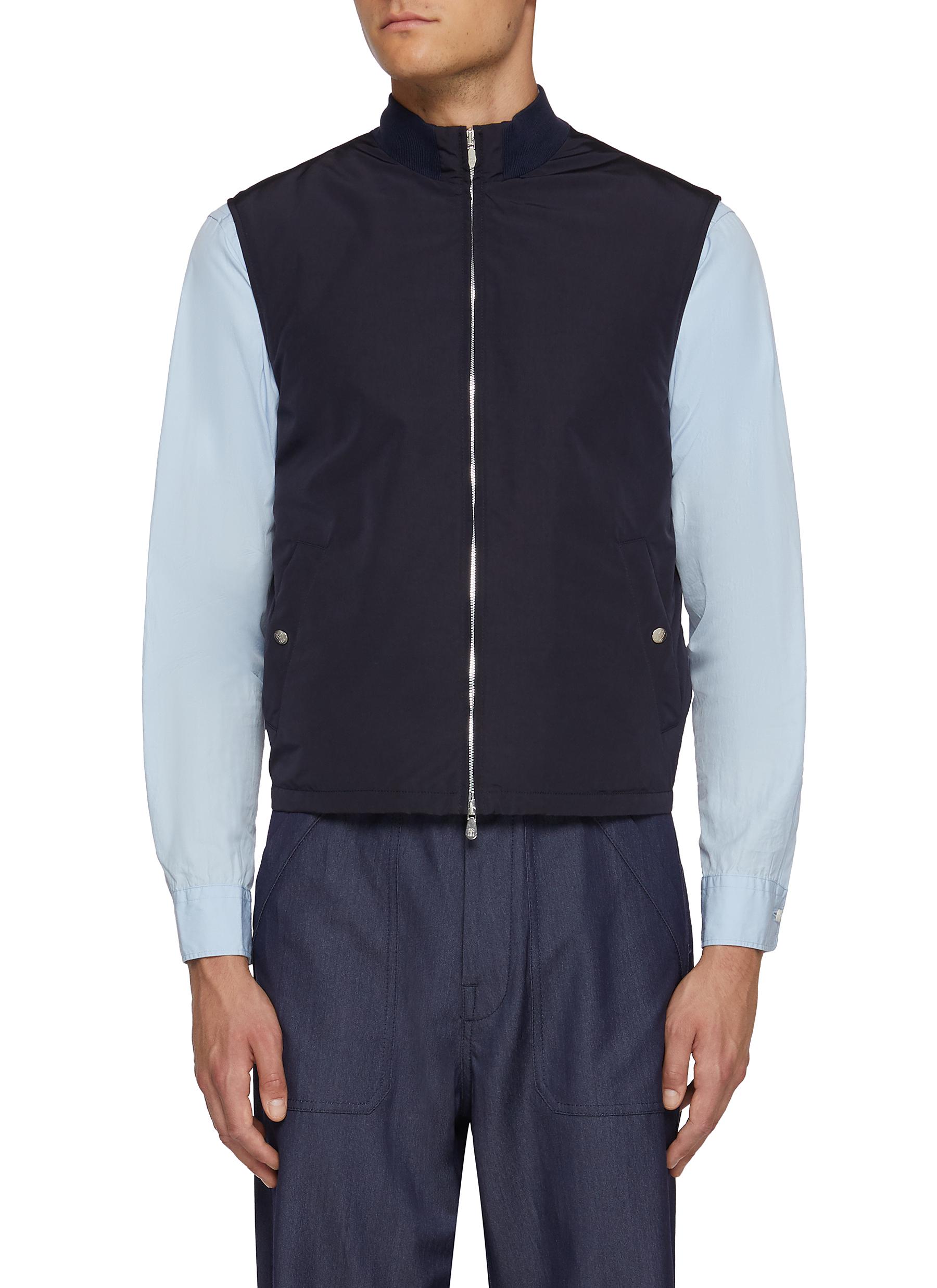 ベスト・ジレ BRUNELLO CUCINELLI 'Shiny Zipper Pull' vest Brunello Cucinelli 'Shiny Zipper Pull' Vest – BALTINI