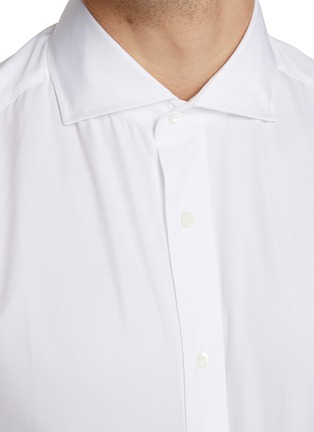  - BRUNELLO CUCINELLI - Spread Collar Cotton Shirt