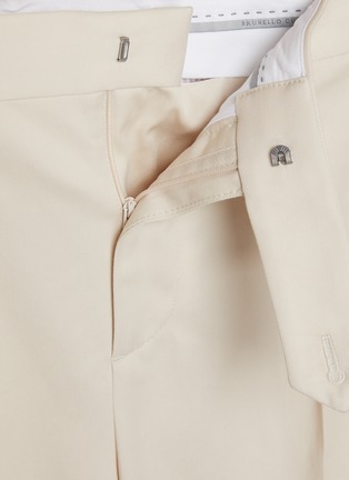  - BRUNELLO CUCINELLI - Belted Side Adjuster Cotton Pants