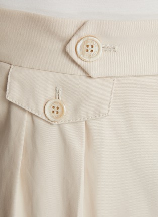  - BRUNELLO CUCINELLI - Belted Side Adjuster Cotton Pants