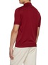 Back View - Click To Enlarge - BRUNELLO CUCINELLI - Sailing Logo Silk Cotton Polo Shirt