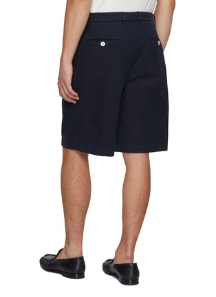 Back View - Click To Enlarge - BRUNELLO CUCINELLI - Cotton Bermuda Shorts