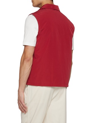 Back View - Click To Enlarge - BRUNELLO CUCINELLI - Water Resistant Button Front Vest