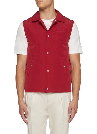Main View - Click To Enlarge - BRUNELLO CUCINELLI - Water Resistant Button Front Vest