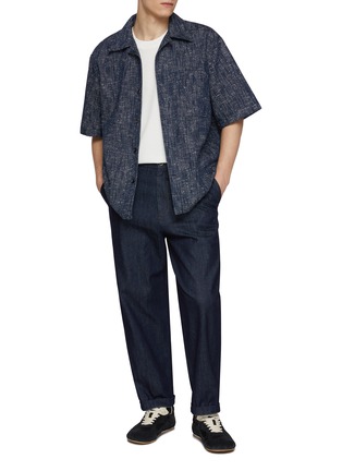 Figure View - Click To Enlarge - BOTTEGA VENETA - Textured Fleck Shirt