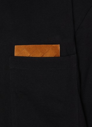  - BOTTEGA VENETA - Intrecciato Insert Pocket Cotton T-shirt