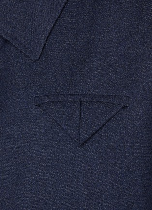  - BOTTEGA VENETA - Triangle Pocket Zip Up Wool Jacket