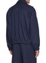 Back View - Click To Enlarge - BOTTEGA VENETA - Triangle Pocket Zip Up Wool Jacket